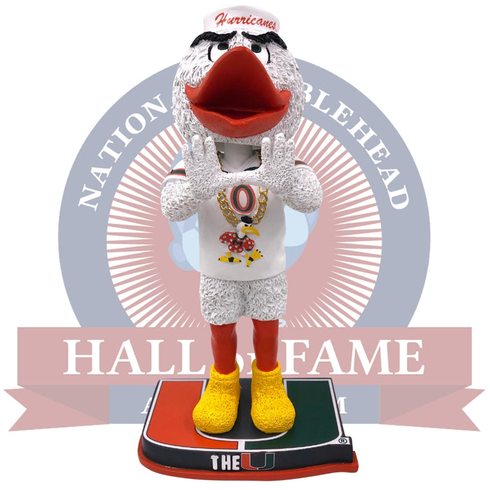 Miami Hurricanes Turnover Chain Bobblehead