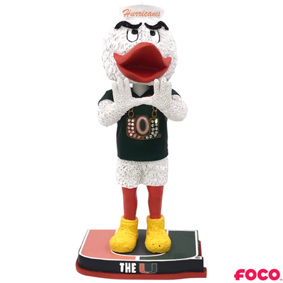Miami Hurricanes Turnover Chain Bobblehead
