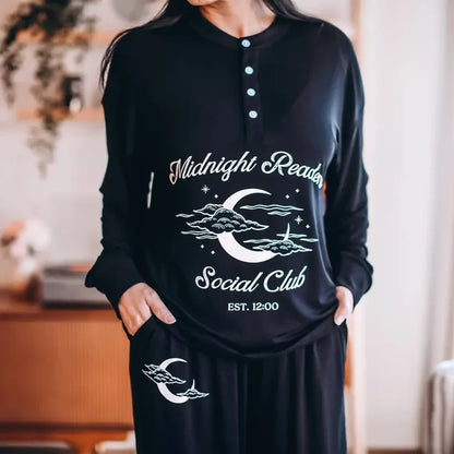 MEMBERS FIRST: Midnight Reader Lounge Set Hoodie