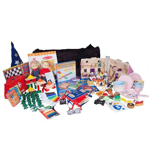 Mobile Play Therapy Toys Kit with Duffel