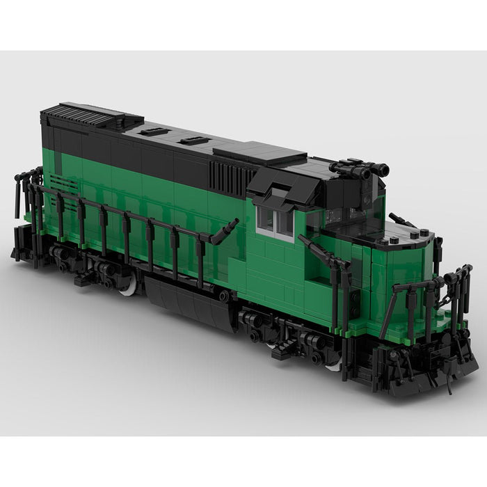 MOC - 104685 Burlington Northern GP15 Retro - Zug - LesDiy - Klemmbausteine