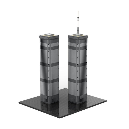 MOC - 156672 World Trade Center (09.11.01) Klemmbausteine - LesDiy - Klemmbausteine