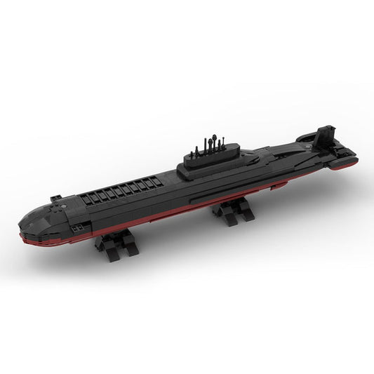 MOC - 186954 Nuclear Submarine TYPHOON | Project 941 Акула - 1:300 Scale Klemmbausteine - LesDiy - Klemmbausteine