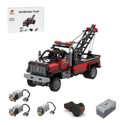 MOC - 213249 80's GMC TopKick Wrecker 4x4 RC Klemmbausteine - LesDiy - Klemmbausteine