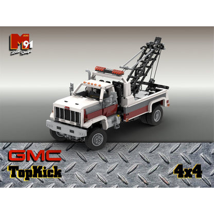 MOC - 213249 80's GMC TopKick Wrecker 4x4 RC Klemmbausteine - LesDiy - Klemmbausteine