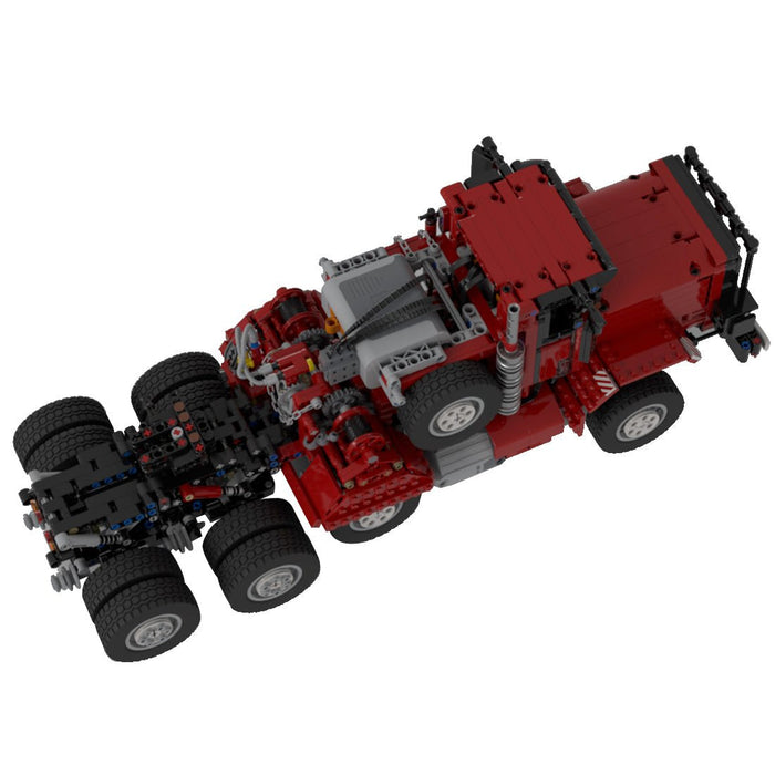 MOC - 41221 Schwermaschinentransporter Klemmbausteine - LesDiy - Klemmbausteine