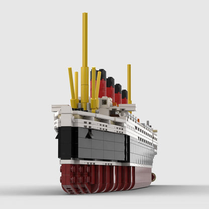 MOC - 58644 RMS Lusitania Bausteinboot Klemmbausteine - LesDiy - Klemmbausteine