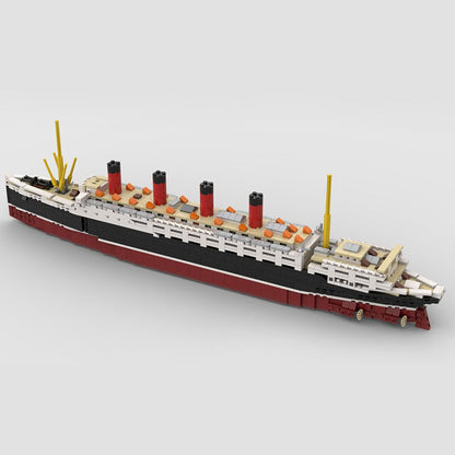 MOC - 58644 RMS Lusitania Bausteinboot Klemmbausteine - LesDiy - Klemmbausteine