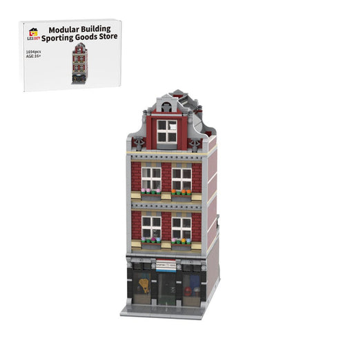 MOC - 59501 Modulares Gebäude – Sportartikelgeschäft Bausteine - Set Spielzeug - LesDiy - Klemmbausteine