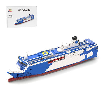 MOC - 70050 MS Finlandia Bausteinboot Klemmbausteine - LesDiy - Klemmbausteine
