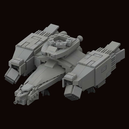 MOC - 90493 USCSS Nostromo - midi - scale Raumschiff Klemmbausteine - LesDiy - Klemmbausteine