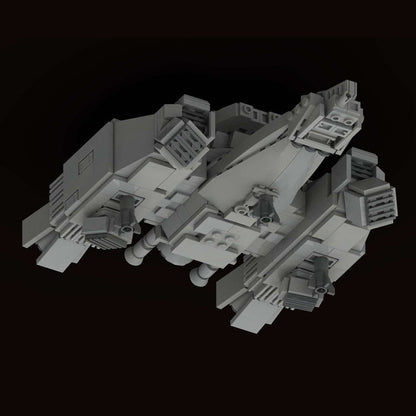 MOC - 90493 USCSS Nostromo - midi - scale Raumschiff Klemmbausteine - LesDiy - Klemmbausteine