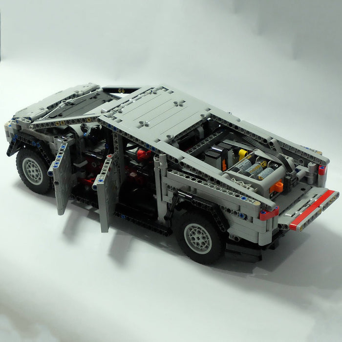 MOC - 94675 Technology Series Dynamic Version Grey Cybertruck - LesDiy - Klemmbausteine