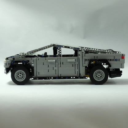 MOC - 94675 Technology Series Dynamic Version Grey Cybertruck - LesDiy - Klemmbausteine