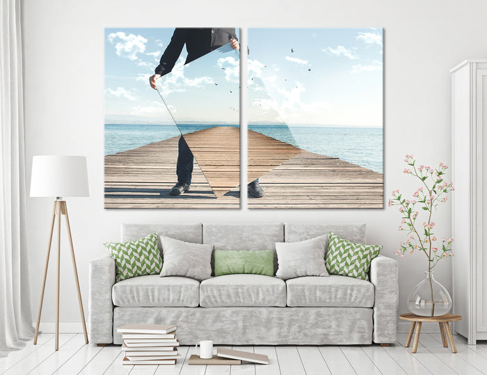 Modern Abstract Canvas Print #1135