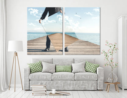 Modern Abstract Canvas Print #1135