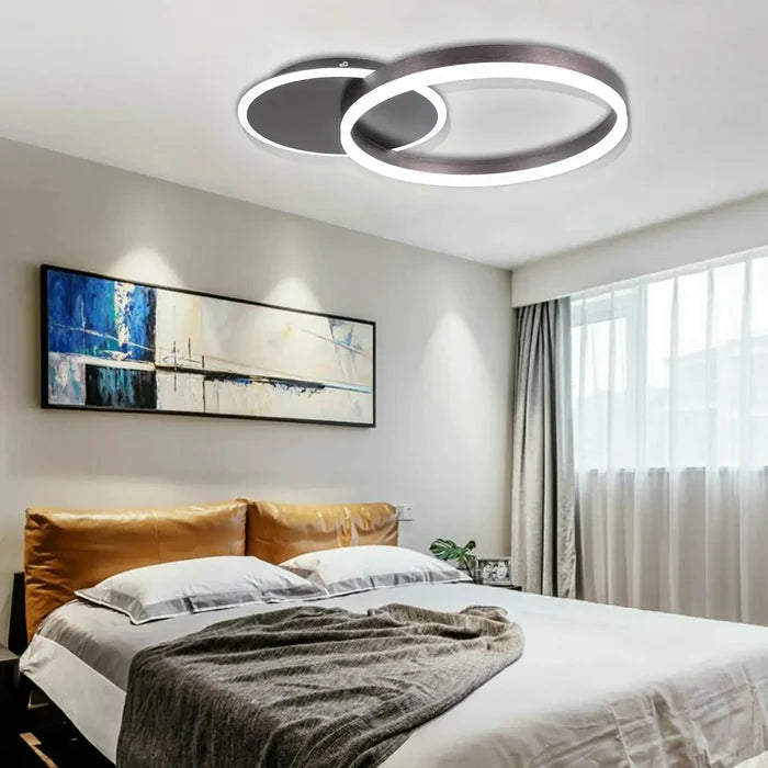 Modern Eclipse Flush Mount Ceiling Light Canva Home
