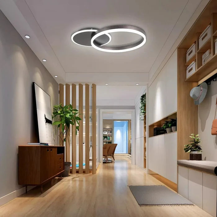 Modern Eclipse Flush Mount Ceiling Light Canva Home