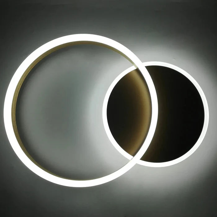 Modern Eclipse Flush Mount Ceiling Light Canva Home