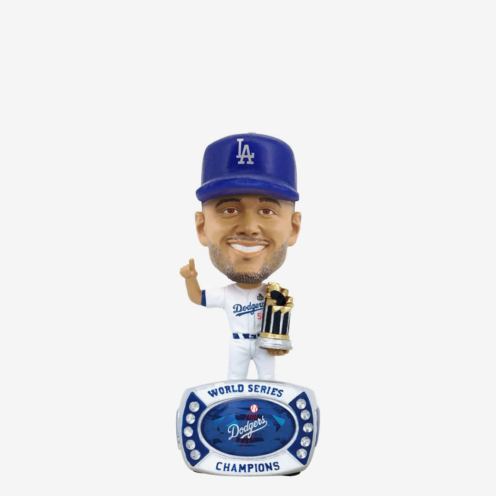 Mookie Betts Los Angeles Dodgers 2024 World Series Ring Mini Bighead Bobblehead