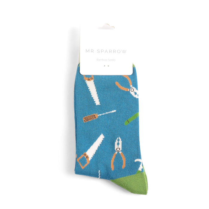 Mr Sparrow Tool Box Socks - Blue