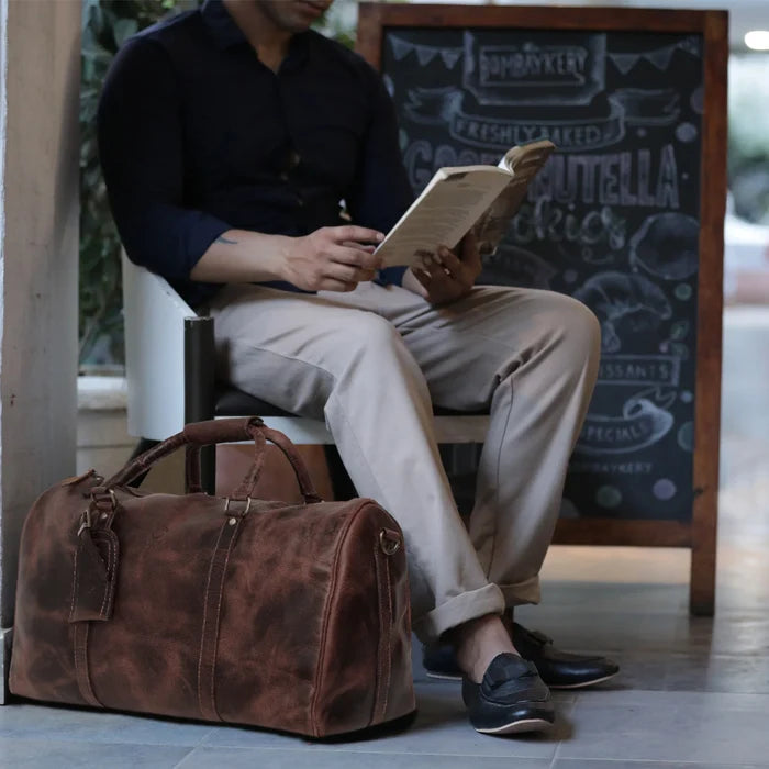 Leather Gym Bag