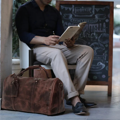 Leather Gym Bag