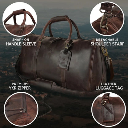 Nando Adventure Duffle Bag (Walnut Brown)