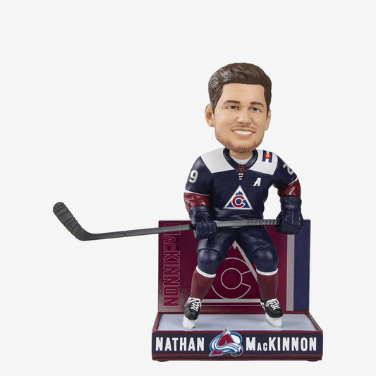 Nathan MacKinnon Colorado Avalanche Alternate Jersey Bobblehead NHL