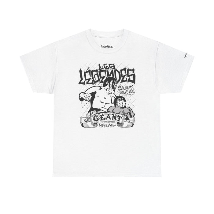 Nerdee's - Legends Never Die Series -"The Giant" Tribute Art - Unisex Heavy Tee
