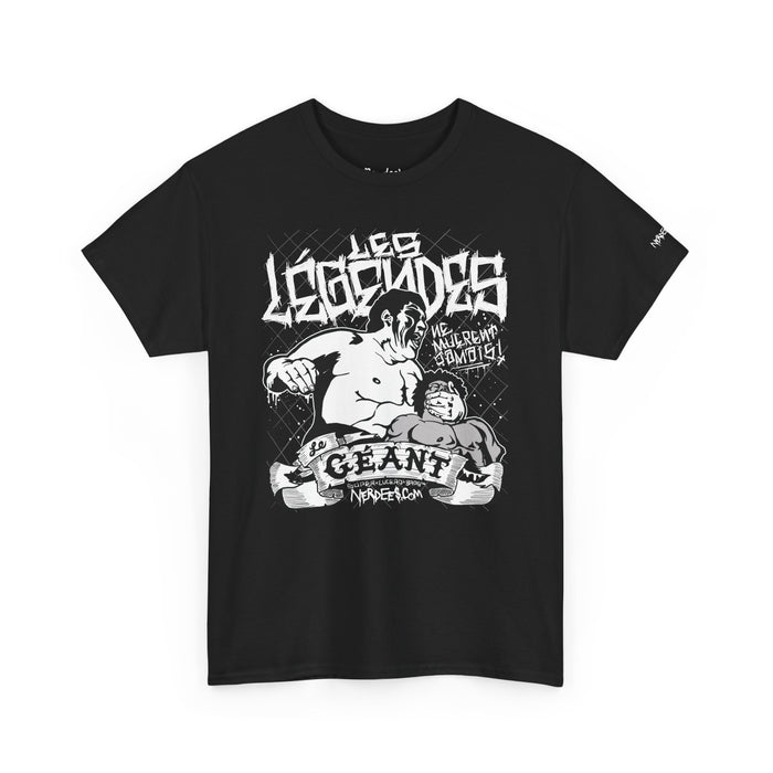 Nerdee's - Legends Never Die Series -"The Giant" Tribute Art - Unisex Heavy Tee