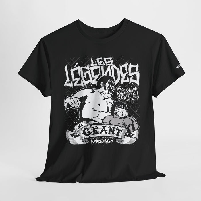 Nerdee's - Legends Never Die Series -"The Giant" Tribute Art - Unisex Heavy Tee