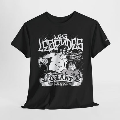 Nerdee's - Legends Never Die Series -"The Giant" Tribute Art - Unisex Heavy Tee