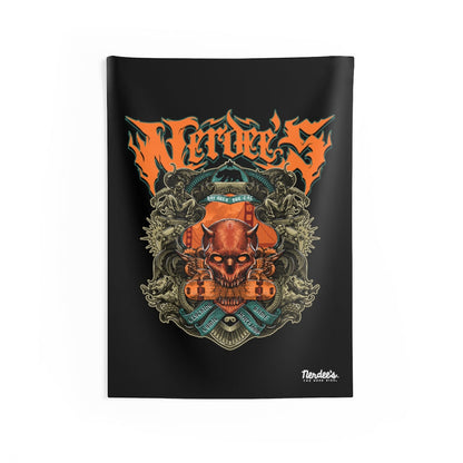 Nerdee's "Bay Area Biz" (Design 01) - Indoor Wall Tapestries - Black