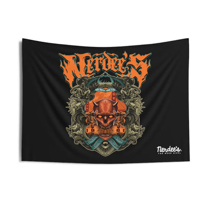 Nerdee's "Bay Area Biz" (Design 01) - Indoor Wall Tapestries - Black
