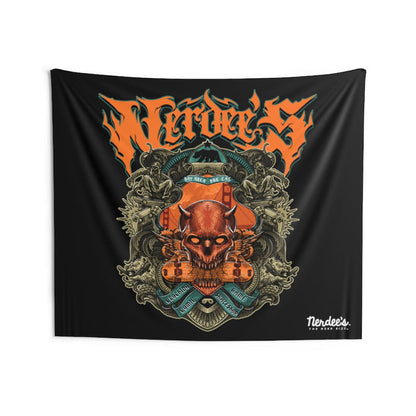 Nerdee's "Bay Area Biz" (Design 01) - Indoor Wall Tapestries - Black