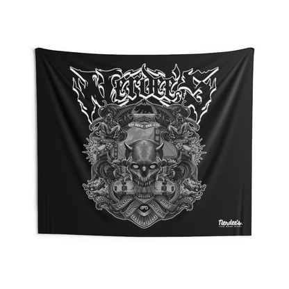 Nerdee's "Bay Area Biz" (Design 02) - Indoor Wall Tapestries - Black