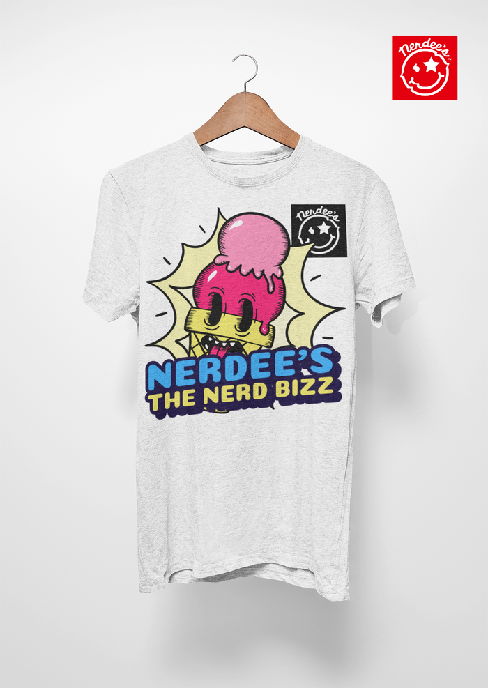 Nerdee's "I-Scream" (Design 01) - Unisex Heavy Cotton Tee
