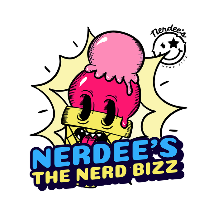Nerdee's "I-Scream" (Design 01) - Unisex Heavy Cotton Tee