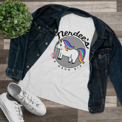 Nerdee's "Rainbow Retch" - Women's Premium Tee