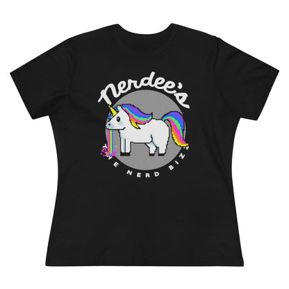 Nerdee's "Rainbow Retch" - Women's Premium Tee