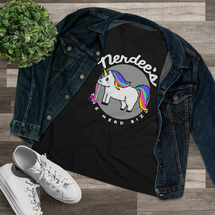 Nerdee's "Rainbow Retch" - Women's Premium Tee