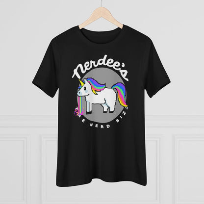 Nerdee's "Rainbow Retch" - Women's Premium Tee