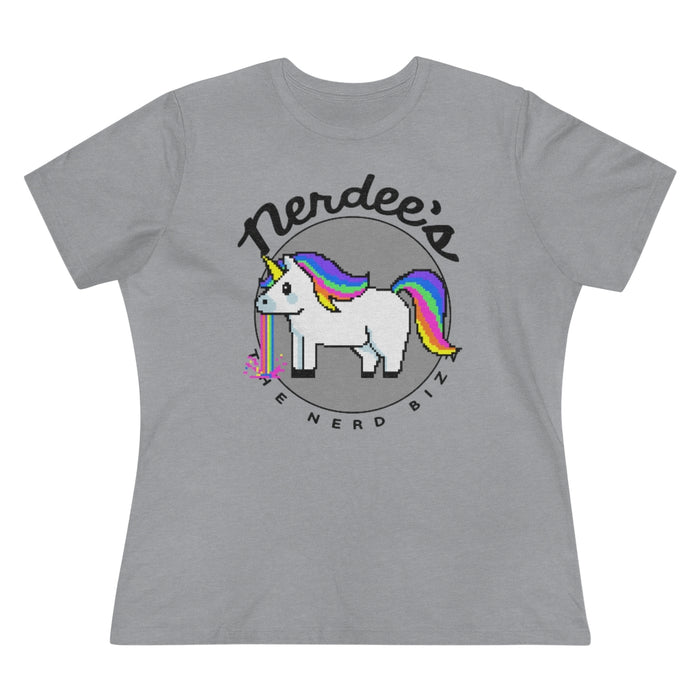 Nerdee's "Rainbow Retch" - Women's Premium Tee
