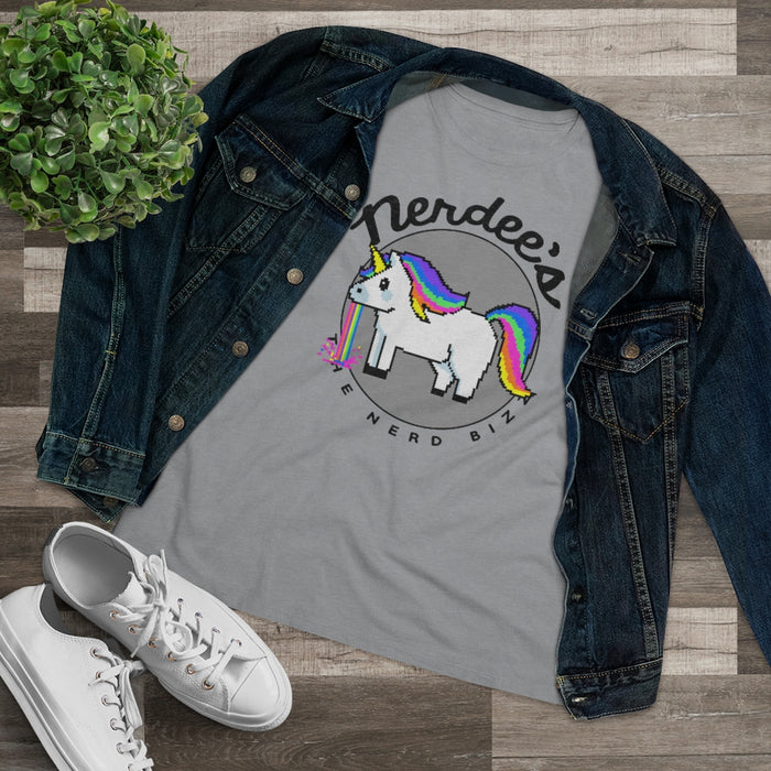 Nerdee's "Rainbow Retch" - Women's Premium Tee