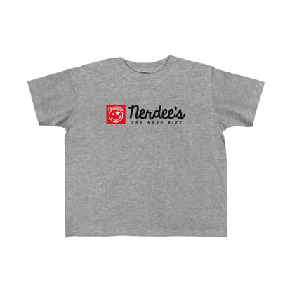 Nerdee's Red Banner - Toddler Kid's Fine Jersey Tee