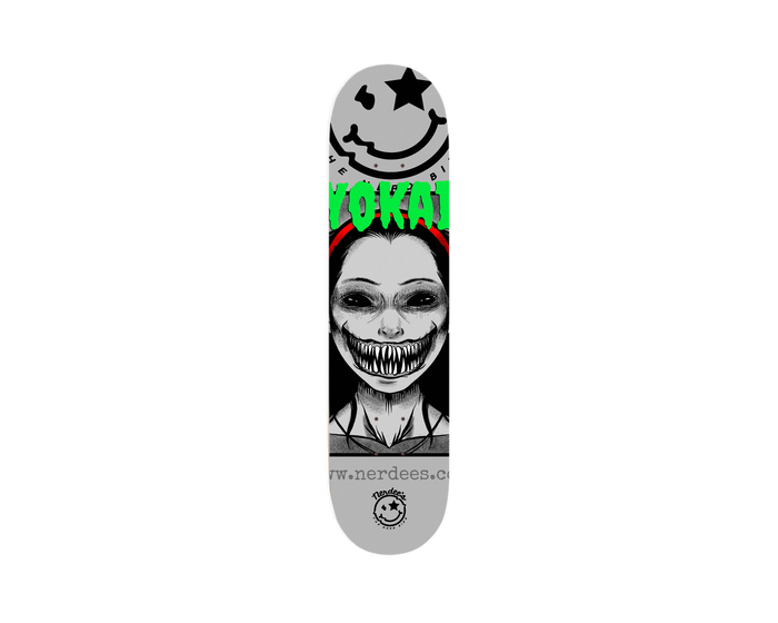 Nerdee's Skate Shop - Yokai (Design 02) - Kaidan Series (J-Horror/Japanese Horror) Special Edition Skateboard Deck