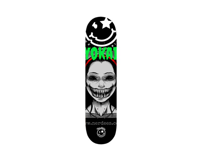 Nerdee's Skate Shop - Yokai (Design 02) - Kaidan Series (J-Horror/Japanese Horror) Special Edition Skateboard Deck