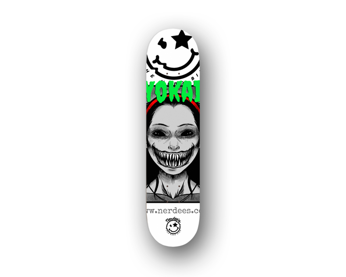 Nerdee's Skate Shop - Yokai (Design 02) - Kaidan Series (J-Horror/Japanese Horror) Special Edition Skateboard Deck