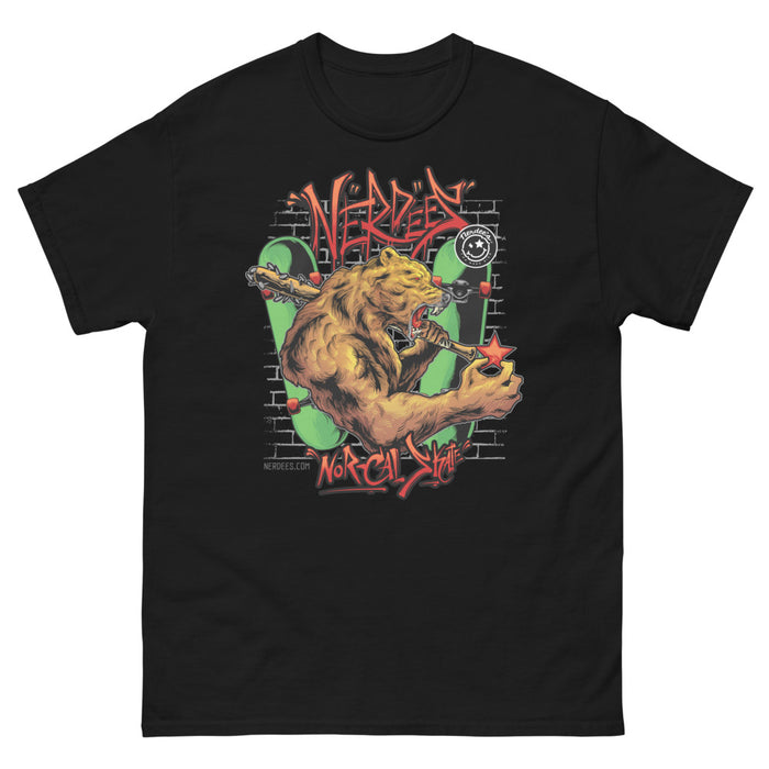 Nerdee's "The Cali Bear" (Design 01) - Men's heavyweight tee